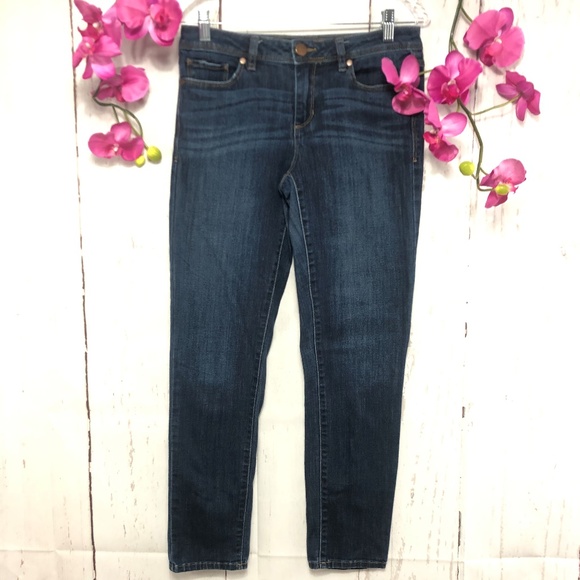 LC Lauren Conrad Denim - LAUREN CONRAD SKINNY DARK BLUE JEAN SIZE 4,